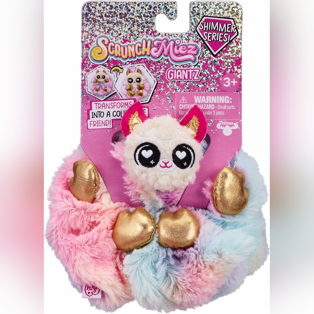 Scrunchmiez Shimmer Series Giantz Plush Toy Scrunchie - Picture 5 of 6